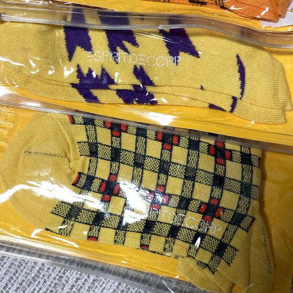 NWT ESPRIT vintage 80s socks 5 pairs one price $60 original ESPRIT PACKAGE - Picture 5 of 13